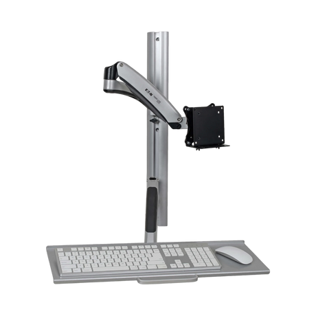 Tripp Lite Adjustable-Height Wall-Mount Sit-Stand Workstation, Single-Display — Being Shipped