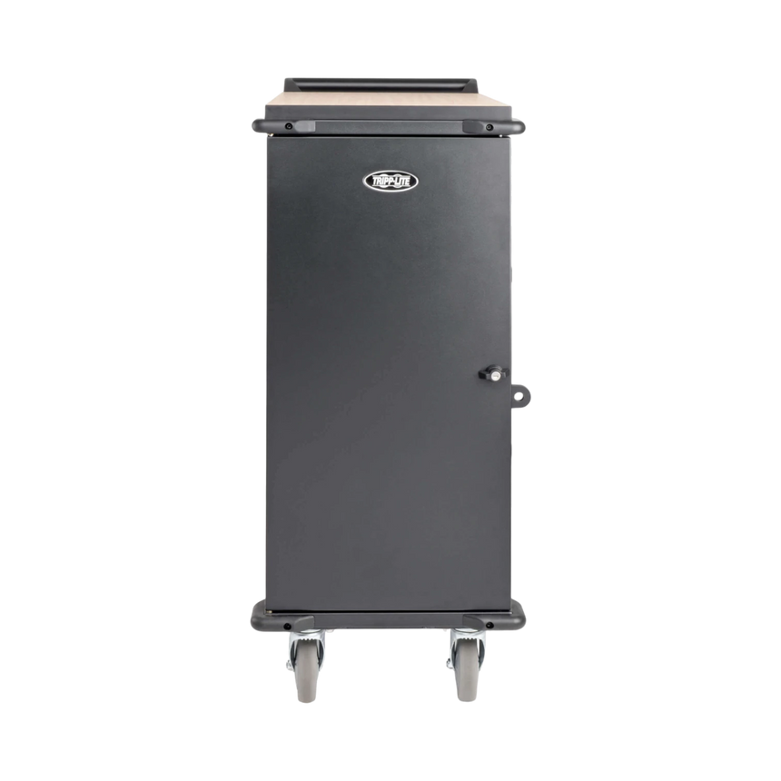 Tripp Lite 27-Device AC Charging Cart for Laptops and Chromebooks, 120V, NEMA 5-15P, 10 ft. (3.05 m) Cord, Black — Being Shipped