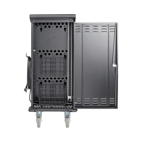 Tripp Lite 27-Device AC Charging Cart for Laptops and Chromebooks, 120V, NEMA 5-15P, 10 ft. (3.05 m) Cord, Black — Being Shipped