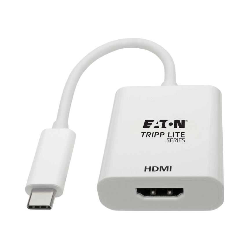Tripp Lite USB-C to HDMI Adapter (M/F) - 4K 60 Hz, HDCP 2.2, White — Being Shipped