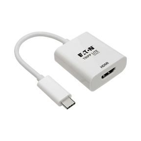 Tripp Lite USB-C to HDMI Adapter (M/F) - 4K 60 Hz, HDCP 2.2, White — Being Shipped