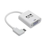 Tripp Lite USB-C to VGA Adapter with Alternate Mode, DP 1.2, Right-Angle USB-C — Being Shipped