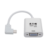 Tripp Lite USB-C to VGA Adapter with Alternate Mode, DP 1.2, Right-Angle USB-C — Being Shipped