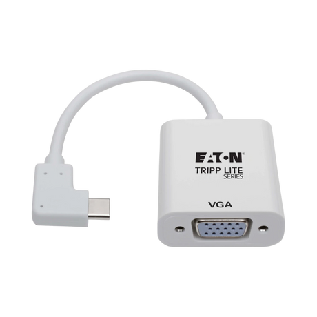 Tripp Lite USB-C to VGA Adapter with Alternate Mode, DP 1.2, Right-Angle USB-C — Being Shipped