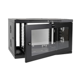 Tripp Lite SmartRack 9U Low-Profile Switch-Depth-Plus Wall-Mount Mini Rack Enclosure, Wide, Acrylic Window — Being Shipped