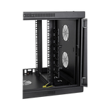 Tripp Lite SmartRack 9U Low-Profile Switch-Depth-Plus Wall-Mount Mini Rack Enclosure, Wide, Acrylic Window — Being Shipped