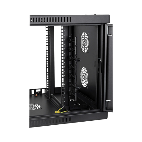 Tripp Lite SmartRack 9U Low-Profile Switch-Depth-Plus Wall-Mount Mini Rack Enclosure, Wide, Acrylic Window — Being Shipped
