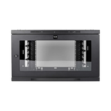 Tripp Lite SmartRack 9U Low-Profile Switch-Depth-Plus Wall-Mount Mini Rack Enclosure, Wide, Acrylic Window — Being Shipped