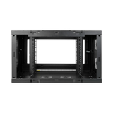 Tripp Lite SmartRack 9U Low-Profile Switch-Depth-Plus Wall-Mount Mini Rack Enclosure, Wide, Acrylic Window — Being Shipped