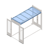 Tripp Lite Roof Panel Kit for Hot/Cold Aisle Containment System, Wide 750 mm Racks — Being Shipped