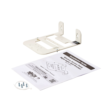 Tripp Lite Universal Wall Bracket for Wireless Access Point, Right Angle, Steel, White — Being Shipped