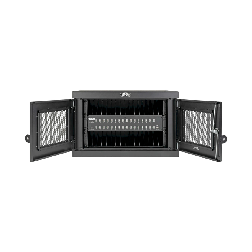 Tripp Lite Locking Cell Phone Charging Station for 32 Devices – USB, with Sync for Smartphones — Being Shipped