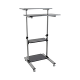 Tripp Lite Rolling Desk TV/Monitor Cart, Height Adjustable — Being Shipped