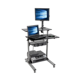Tripp Lite Rolling Desk TV/Monitor Cart, Height Adjustable — Being Shipped