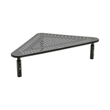 Tripp Lite Monitor Riser for Desk, 12 x 20 in. Height Adjustable, Corner, Metal, Black — Being Shipped