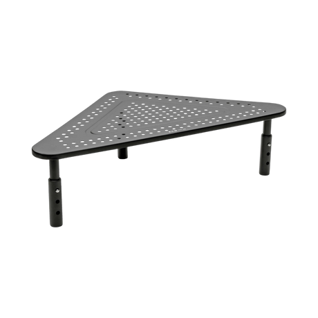 Tripp Lite Monitor Riser for Desk, 12 x 20 in. Height Adjustable, Corner, Metal, Black — Being Shipped