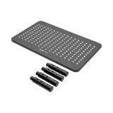 Tripp Lite Monitor Riser for Desk, 14 x 9 in. Height Adjustable, Metal, Black — Being Shipped