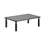 Tripp Lite Monitor Riser for Desk, 14 x 9 in. Height Adjustable, Metal, Black — Being Shipped