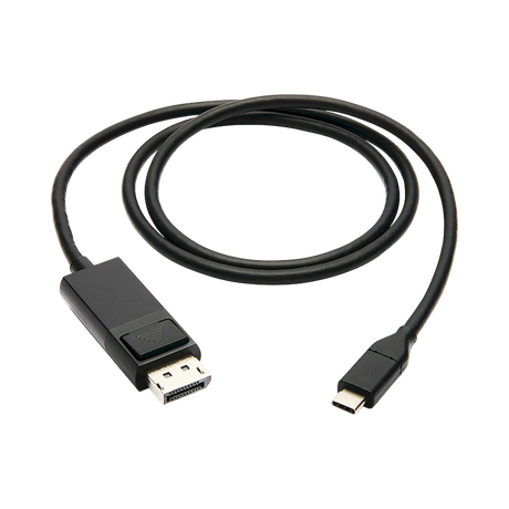 Tripp Lite USB-C to DisplayPort Adapter Cable (M/M), 4K 60 Hz, HDR, Locking DP Connector, 3 ft. (0.9 m) — Being Shipped