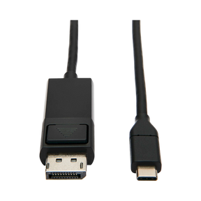 Tripp Lite USB-C to DisplayPort Adapter Cable (M/M), 4K 60 Hz, HDR, Locking DP Connector, 3 ft. (0.9 m) — Being Shipped