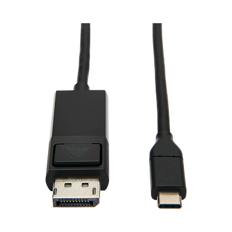 Tripp Lite USB-C to DisplayPort Adapter Cable (M/M), 4K 60 Hz, HDR, Locking DP Connector, 3 ft. (0.9 m) — Being Shipped