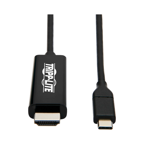 Tripp Lite USB-C to HDMI Adapter Cable (M/M), 4K 60 Hz, 4:4:4, Thunderbolt 3 Compatible, Black, 6 ft. (1.8 m) — Being Shipped