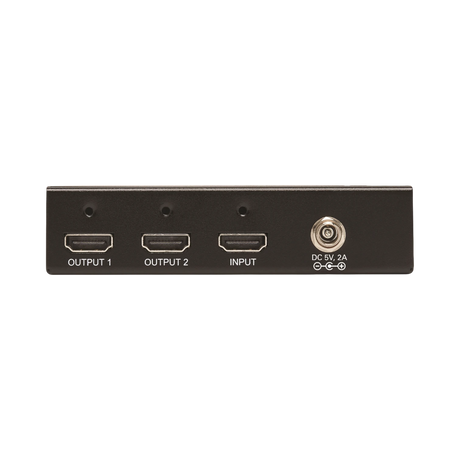 Tripp Lite 2-Port HDMI Splitter, 4K @ 60 Hz, 4:4:4, Multi-Resolution Support, HDR, HDCP 2.2, TAA — Being Shipped