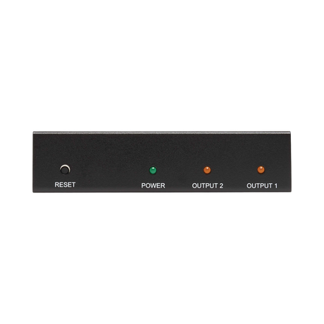 Tripp Lite 2-Port HDMI Splitter, 4K @ 60 Hz, 4:4:4, Multi-Resolution Support, HDR, HDCP 2.2, TAA — Being Shipped