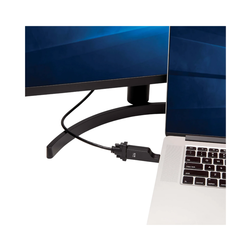 Tripp Lite USB-C to VGA Vertical Adapter (M/F), USB 3.1, Gen 1, Thunderbolt 3, 1920 x 1200 (1080p), 5Gbps, Black — Being Shipped
