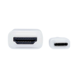 Tripp Lite USB-C to HDMI Adapter Cable (M/M), 4K 60 Hz, 4:4:4, Thunderbolt 3 Compatible, White, 3 ft. (0.9 m) — Being Shipped