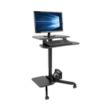 Tripp Lite Rolling Desk TV / Monitor Cart, Height Adjustable — Being Shipped