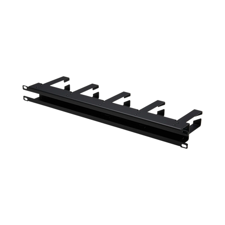 Tripp Lite Horizontal Cable Manager, Metal Rings, Black, 1U — Being Shipped
