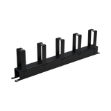 Tripp Lite Horizontal Cable Manager, Metal Rings, Black, 1U — Being Shipped