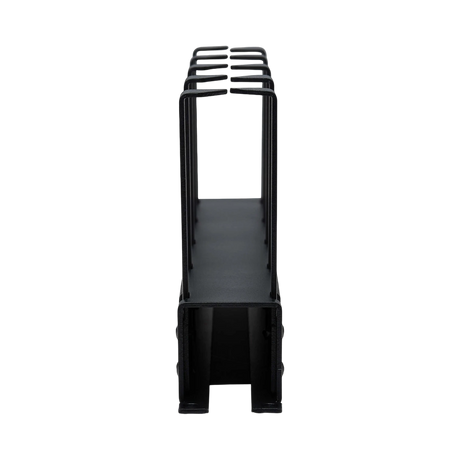 Tripp Lite Horizontal Cable Manager, Metal Rings, Black, 1U — Being Shipped