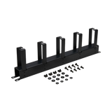 Tripp Lite Horizontal Cable Manager, Metal Rings, Black, 1U — Being Shipped