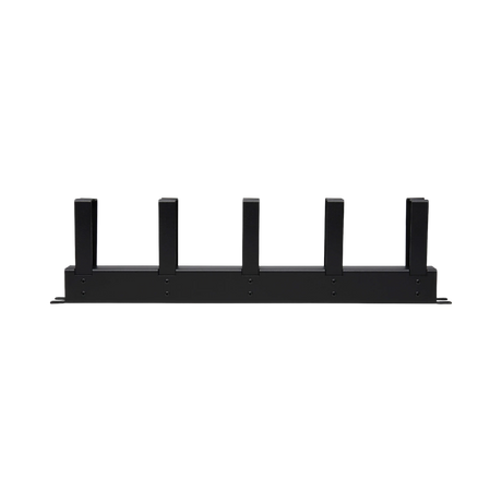 Tripp Lite Horizontal Cable Manager, Metal Rings, Black, 1U — Being Shipped