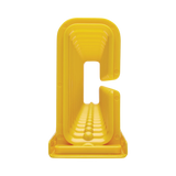 Tripp Lite Vertical Cable Manager, Flexible Rings, Yellow, 6 ft. (1.8 m) — Being Shipped