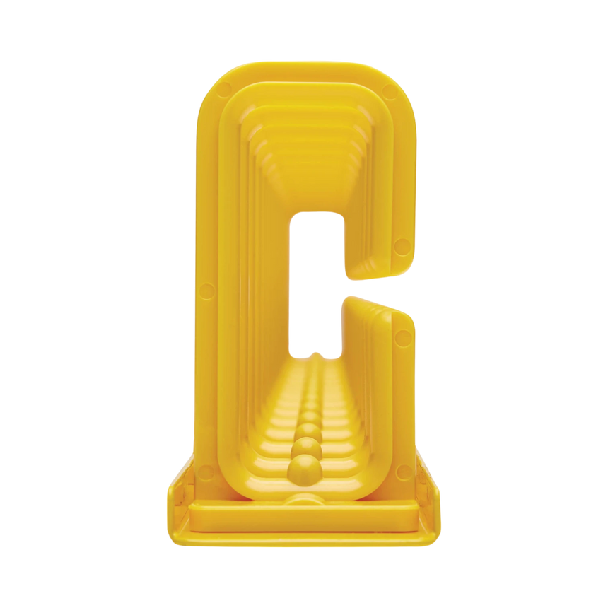 Tripp Lite Vertical Cable Manager, Flexible Rings, Yellow, 6 ft. (1.8 m) — Being Shipped