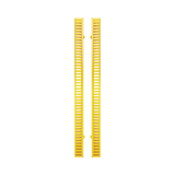 Tripp Lite Vertical Cable Manager - Finger Duct with Cover, Yellow, 6 ft. (1.8 m) — Being Shipped