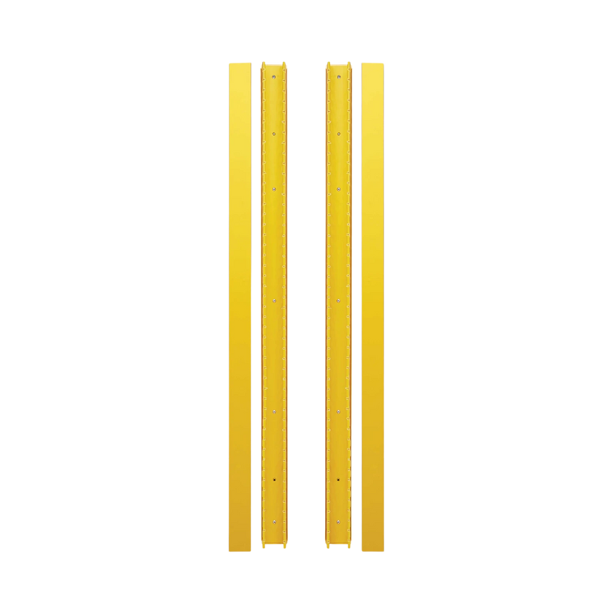 Tripp Lite Vertical Cable Manager - Finger Duct with Cover, Yellow, 6 ft. (1.8 m) — Being Shipped