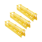 Tripp Lite High-Capacity Vertical Cable Manager, Double Finger Duct, Yellow, 6 ft. (1.8 m) — Being Shipped