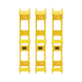 Tripp Lite High-Capacity Vertical Cable Manager, Double Finger Duct, Yellow, 6 ft. (1.8 m) — Being Shipped