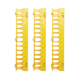 Tripp Lite High-Capacity Vertical Cable Manager, Double Finger Duct, Yellow, 6 ft. (1.8 m) — Being Shipped