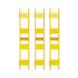 Tripp Lite High-Capacity Vertical Cable Manager, Double Finger Duct, Yellow, 6 ft. (1.8 m) — Being Shipped