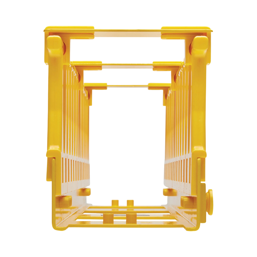 Tripp Lite High-Capacity Vertical Cable Manager, Double Finger Duct, Yellow, 6 ft. (1.8 m) — Being Shipped