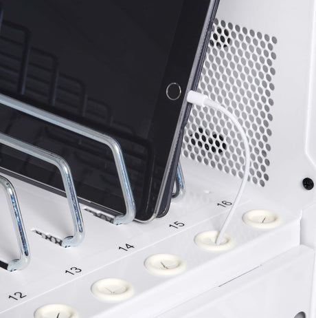 Tripp Lite Safe-IT Multi-Device UV Charging Cart, Hospital-Grade, 32 USB Ports, White — Being Shipped