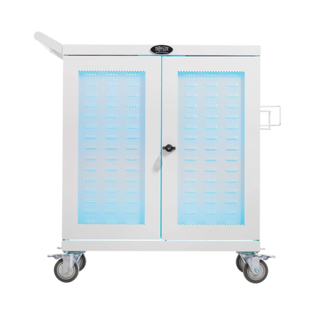 Tripp Lite Safe-IT Multi-Device UV Charging Cart, Hospital-Grade, 32 USB Ports, White — Being Shipped