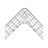 Tripp Lite Arc Buffer Link Span Kit for Wire Mesh Cable Trays (2 in. tall) — Being Shipped