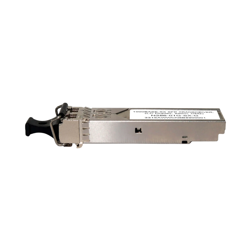 Tripp Lite SFP Transceiver, 1000Base-SX, LC Duplex MMF, 1.25 Gbps, 850 nm, 550 m (1804 ft.) — Being Shipped