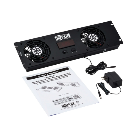 Tripp Lite 3U Temperature Sensor with Dual 12V Fans & LCD Display — Being Shipped